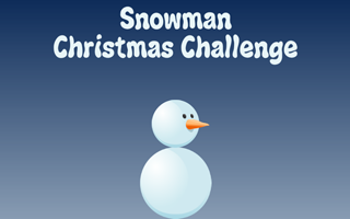 Snowman: Christmas Challenge winter game